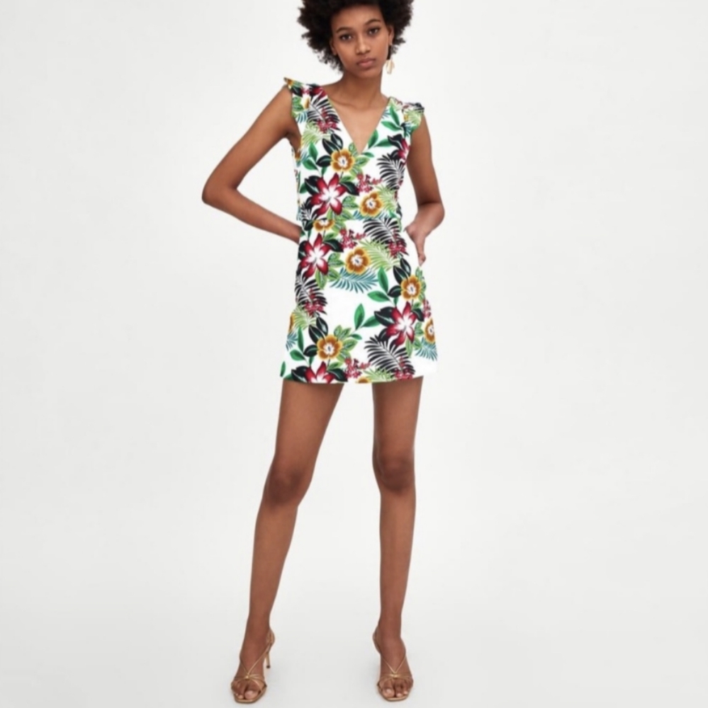 Zara Floral Jumpsuit